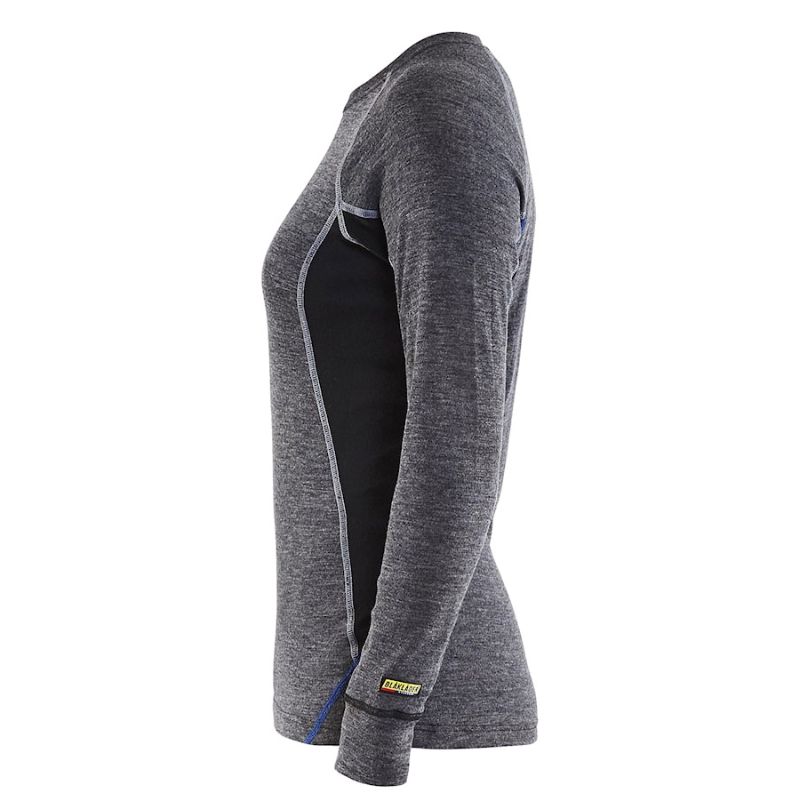 Long Sleeve 100% Merino Wool Seamless Base Layer Thermal Underwear - Merino Base Layer and
